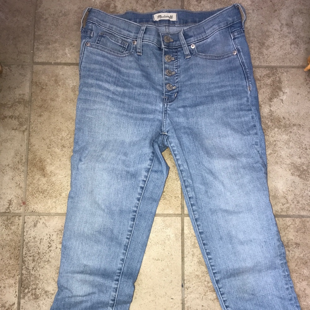 Madewell 9” High Rise Skinny Crop